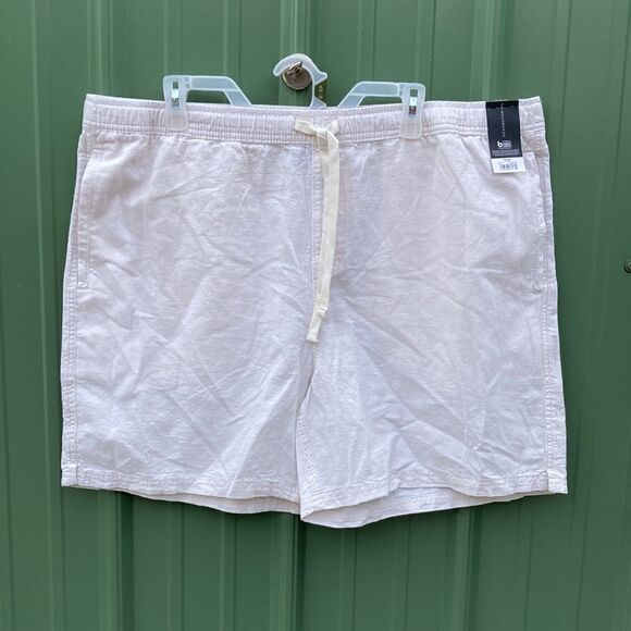 Men's Lightweight Comfy Linen Blend Shorts, Size XL - Picture 1 of 7